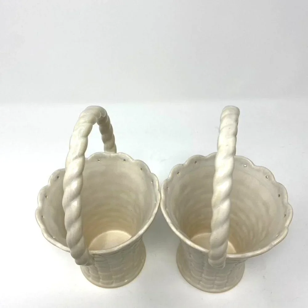 Target Home Set Of 2 Ceramic Mini Baskets Springtime Easter Decor